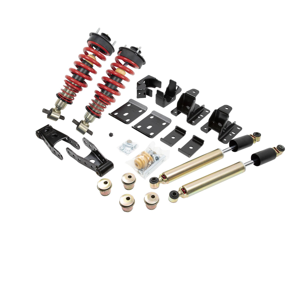 BELLTECH 987SPAC PERF COILOVER KIT + Complete Kit Inc. Damping/Height Adjustable Front Coilovers 2014-2018 Chevrolet Silverado/Sierra 1500 2WD/4WD (All Cabs) Short Bed