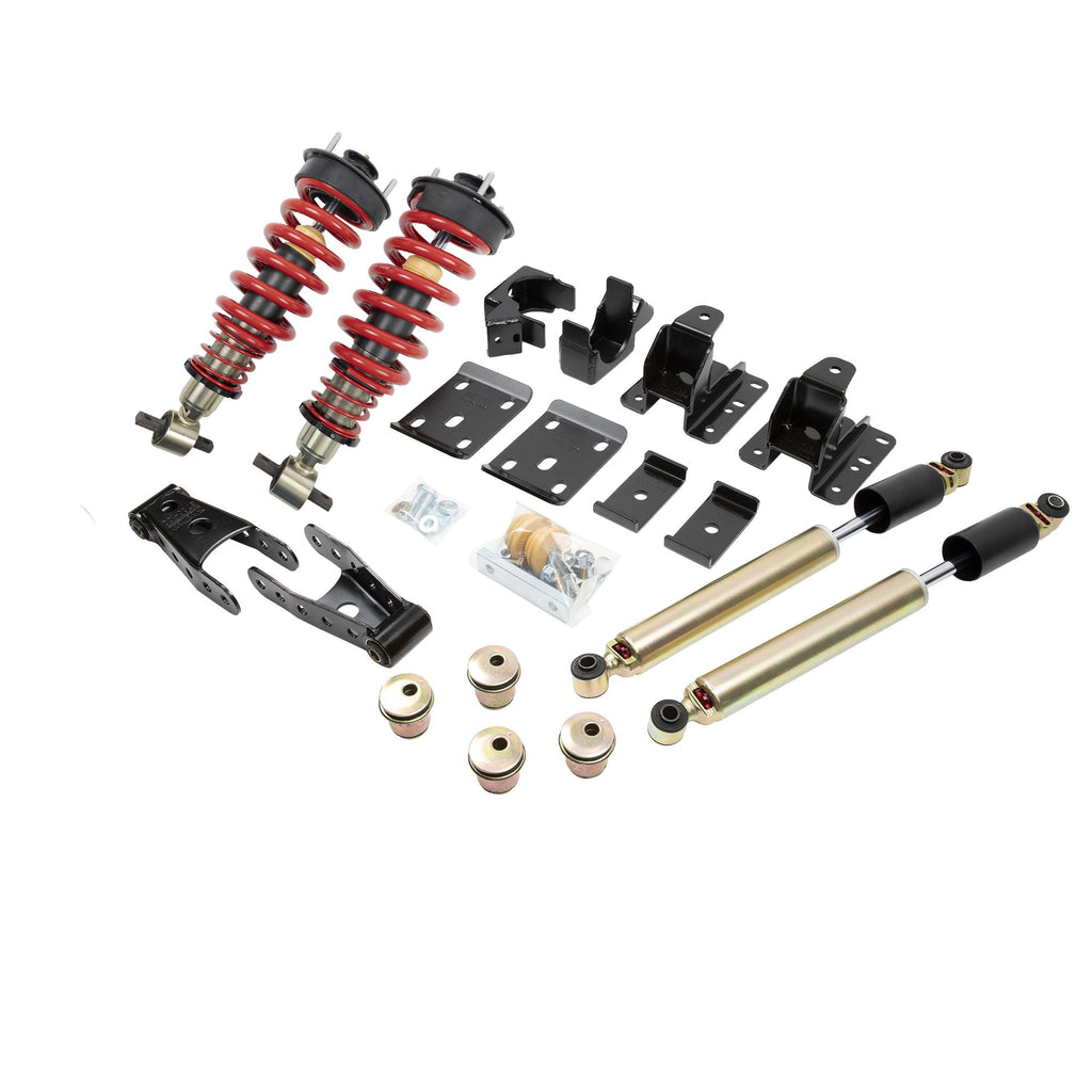 BELLTECH 987SPAC PERF COILOVER KIT + Complete Kit Inc. Damping/Height Adjustable Front Coilovers 2014-2018 Chevrolet Silverado/Sierra 1500 2WD/4WD (All Cabs) Short Bed