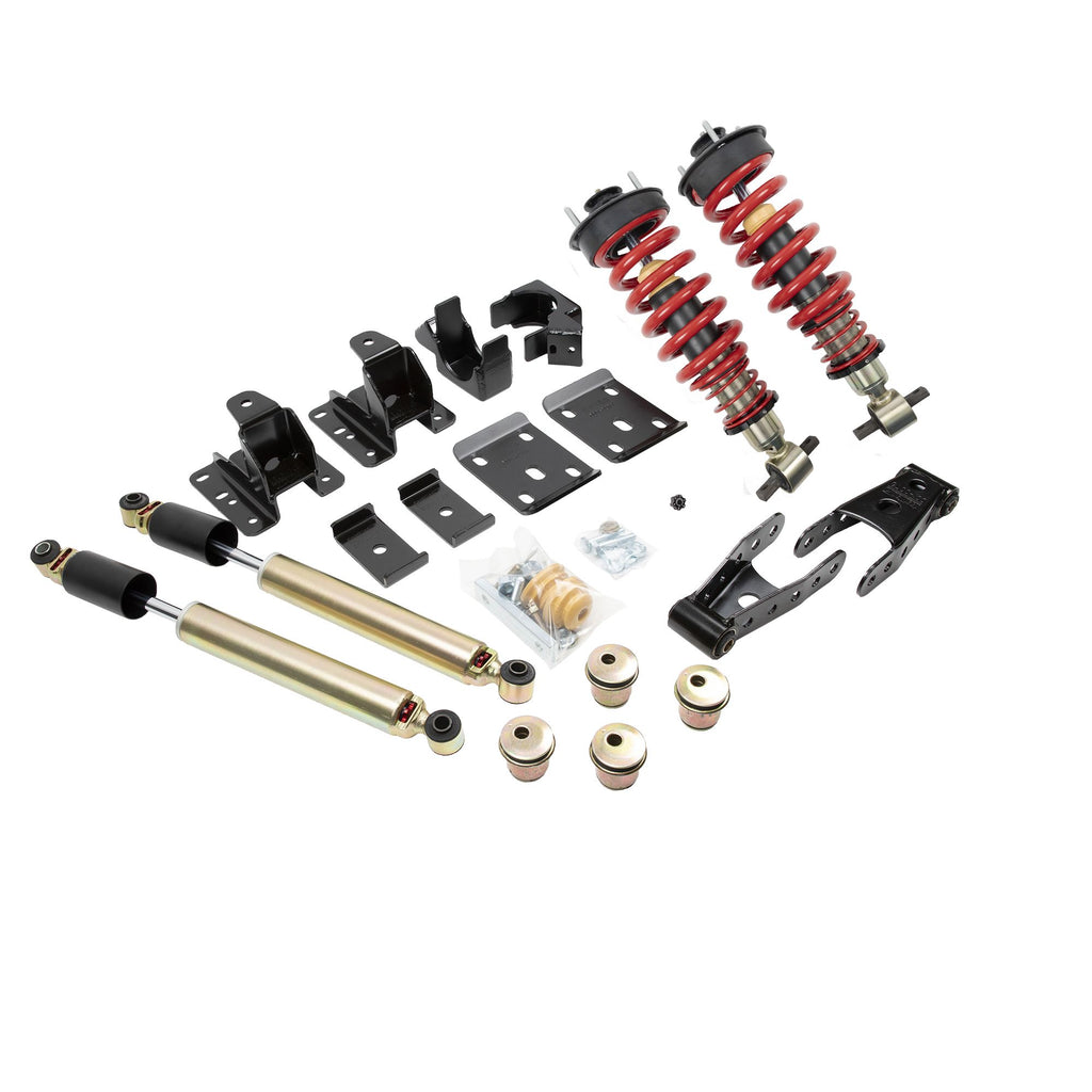 BELLTECH 987SPAC PERF COILOVER KIT + Complete Kit Inc. Damping/Height Adjustable Front Coilovers 2014-2018 Chevrolet Silverado/Sierra 1500 2WD/4WD (All Cabs) Short Bed