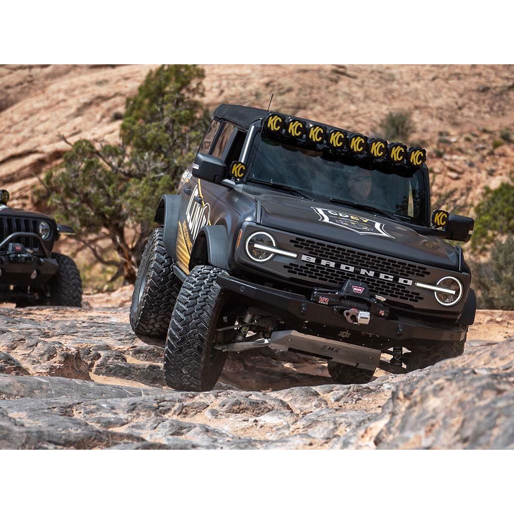 ICON 21-23 Bronco HOSS 1.0 Pkg, 1.375-3 Lift, Stage 2 Suspension System, Billet