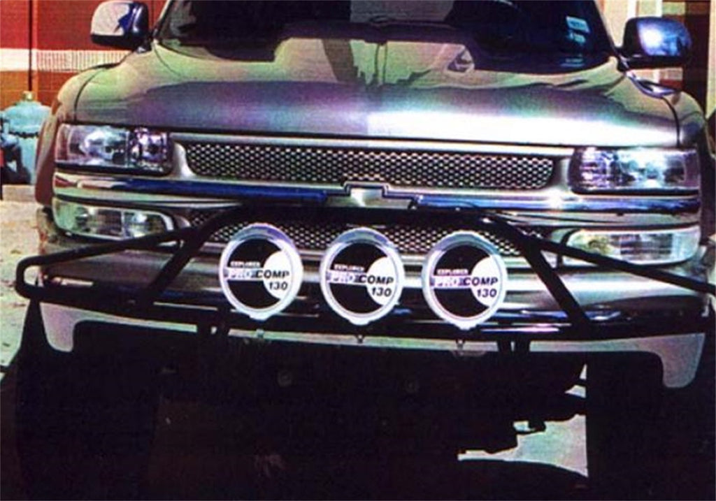 N-Fab Light Mounting-Pre-Runner Light Bar-99-02 Silv/00-05 Tah/Sub-Gloss Blk C993LH