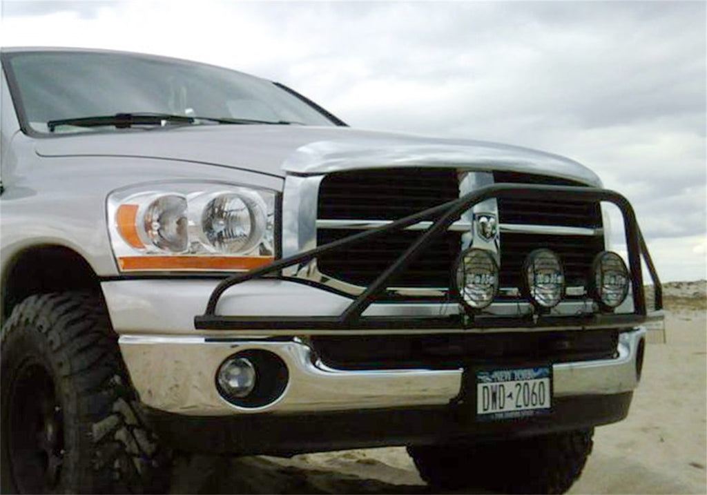 N-Fab Light Mounting-Pre-Runner Light Bar-02-08 Ram 1500/02-03 2500/3500-Gloss Blk D023LH