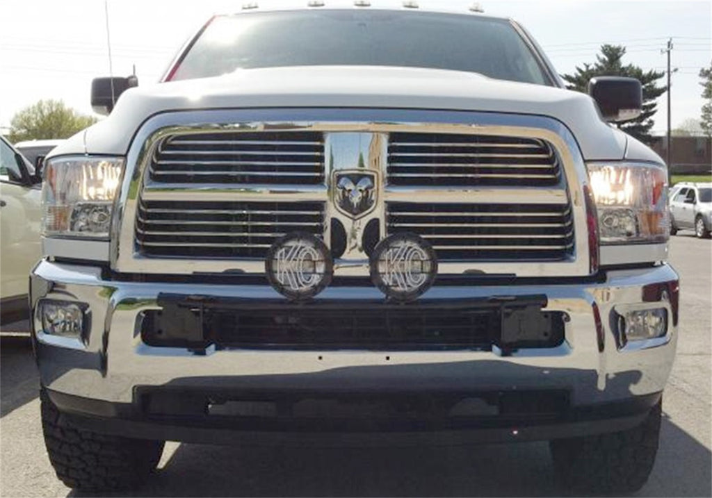 N-Fab Light Mounting-Light Bar (4-9in.)-10-19 Ram 2500/3500-TX Blk D104LB-TX