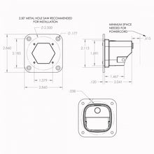 Load image into Gallery viewer, Baja Designs - 381001WT - S1 White Flush Mount Auxiliary Light Pod