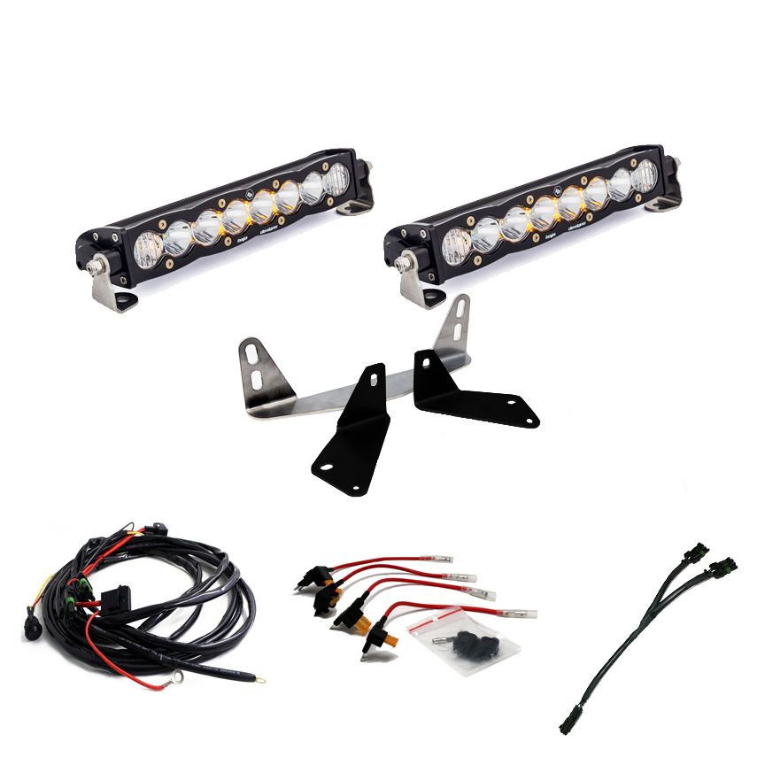 Baja Designs - 447660 - S8 Dual 10 Inch Grille Light Bar Kit