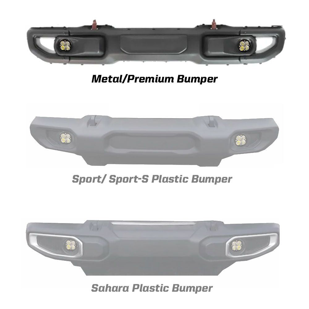 Baja Designs - 447723 - Squadron-R SAE Fog Pocket Light Kit