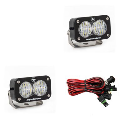 Baja Designs - 487805 - S2 Pro Black LED Auxiliary Light Pod Pair