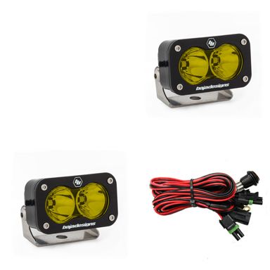 Baja Designs - 487816 - S2 Pro Black LED Auxiliary Light Pod Pair