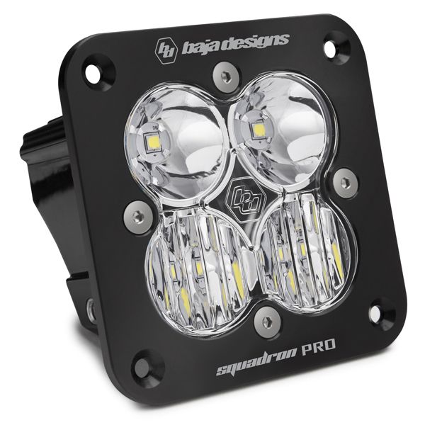 Baja Designs - 491003 - Squadron Pro Black Flush Mount LED Auxiliary Light Pod