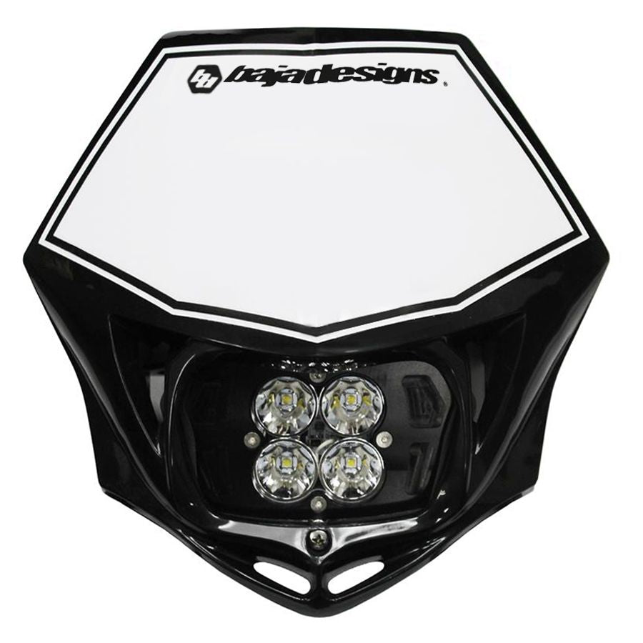 Baja Designs - 497001BK - Motorcycle Squadron Pro (D/C) Headlight Kit w/ Shell