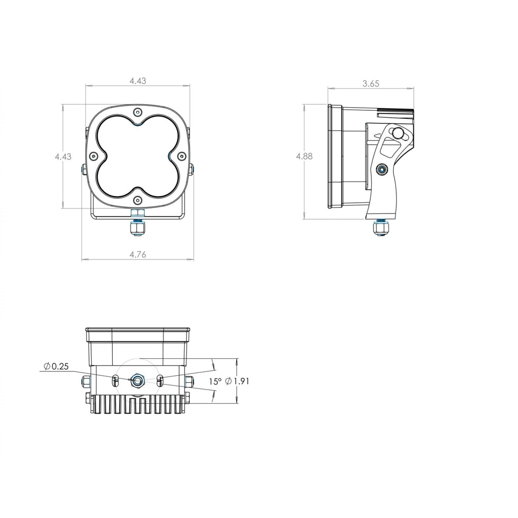 Baja Designs - 500001 - XL Pro LED Auxiliary Light Pod