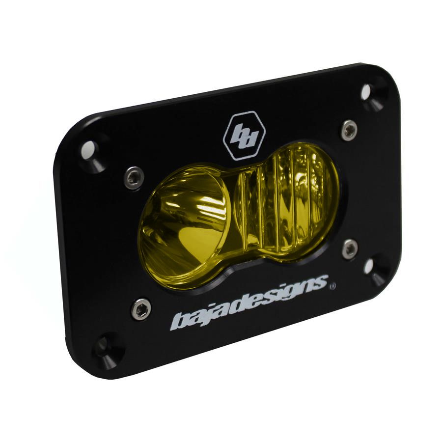 Baja Designs - 541013 - S2 Sport Black Flush Mount LED Auxiliary Light Pod