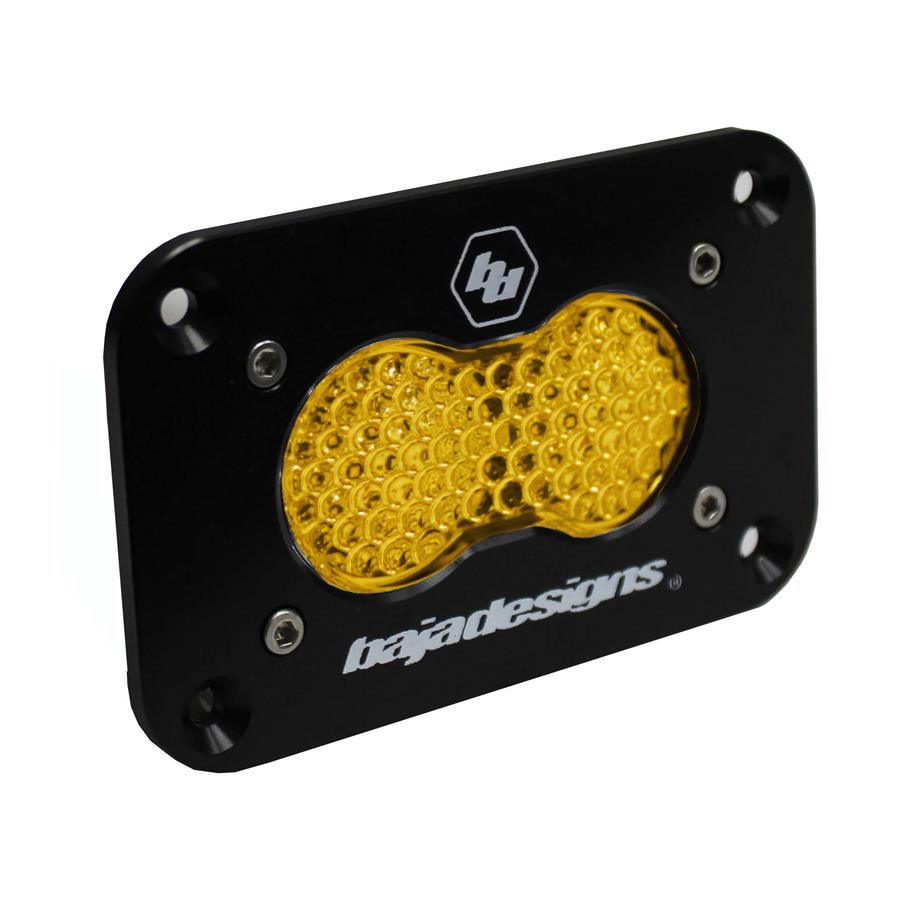 Baja Designs - 541016 - S2 Sport Black Flush Mount LED Auxiliary Light Pod