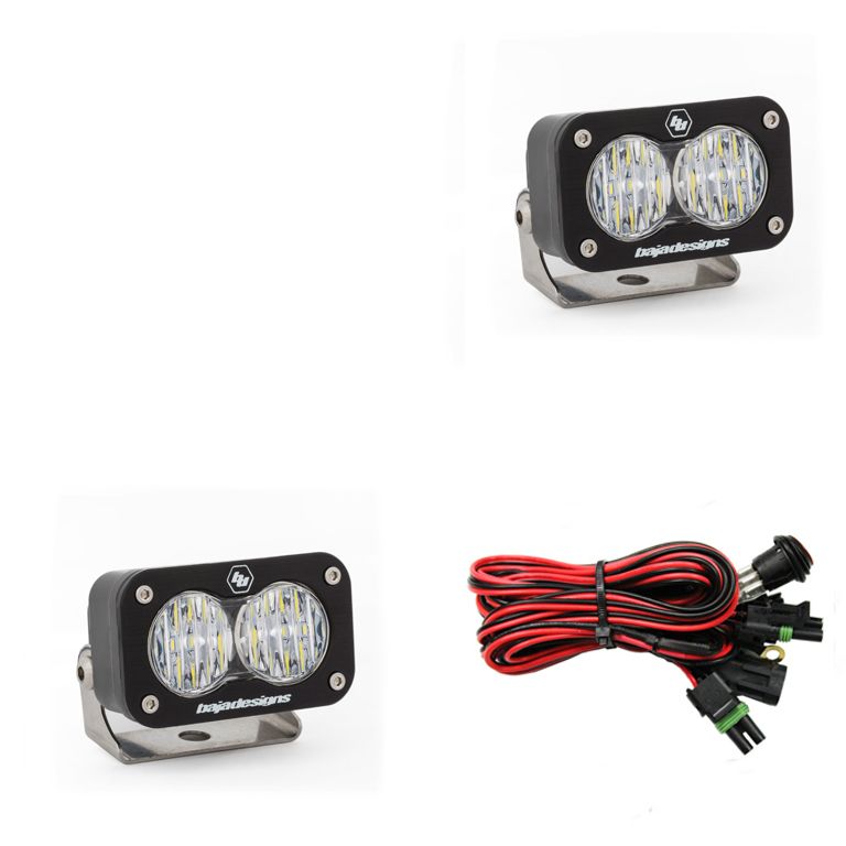 Baja Designs - 547805 - S2 Sport Black LED Auxiliary Light Pod Pair