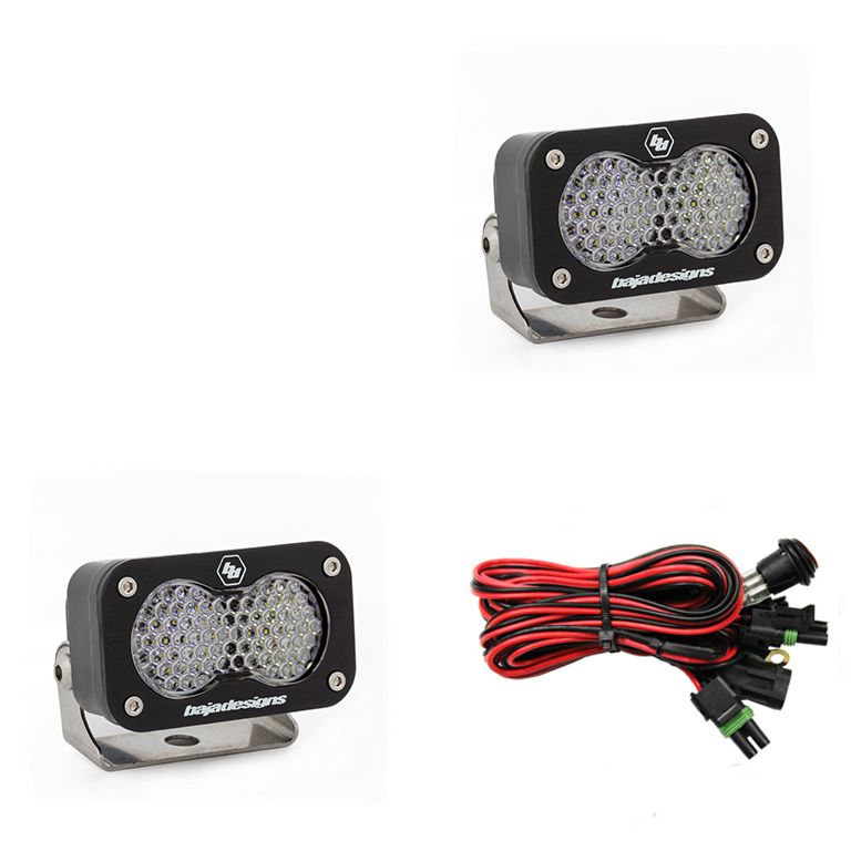 Baja Designs - 547806 - S2 Sport Black LED Auxiliary Light Pod Pair