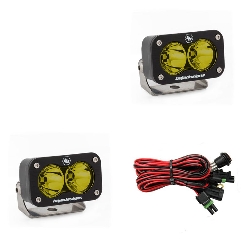 Baja Designs - 547811 - S2 Sport Black LED Auxiliary Light Pod Pair