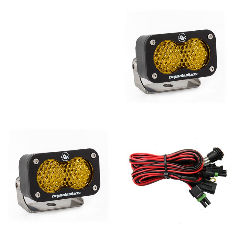 Baja Designs - 547816 - S2 Sport Black LED Auxiliary Light Pod Pair