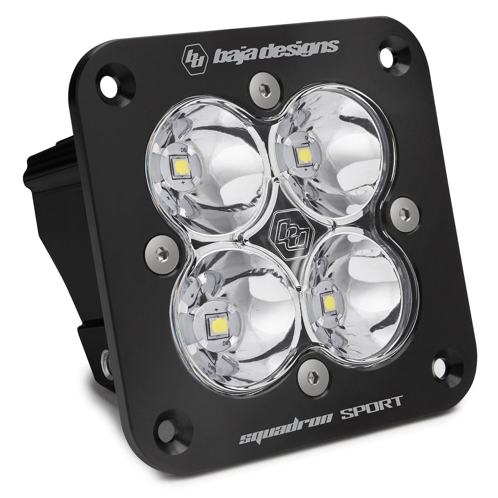 Baja Designs - 551001 - Squadron Sport Black Flush Mount LED Auxiliary Light Pod