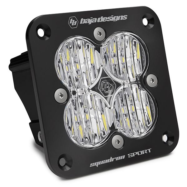 Baja Designs - 551005 - Squadron Sport Black Flush Mount LED Auxiliary Light Pod