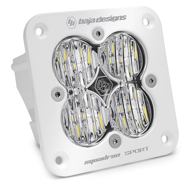Baja Designs - 551005WT - Squadron Sport White Flush Mount LED Auxiliary Light Pod
