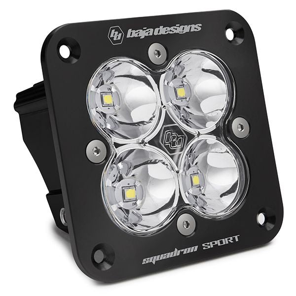 Baja Designs - 551006 - Squadron Sport Black Flush Mount LED Auxiliary Light Pod