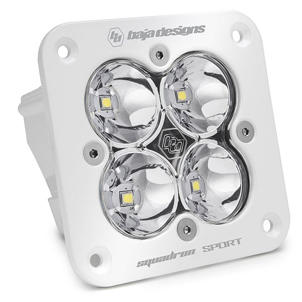 Baja Designs - 551006WT - Squadron Sport White Flush Mount LED Auxiliary Light Pod