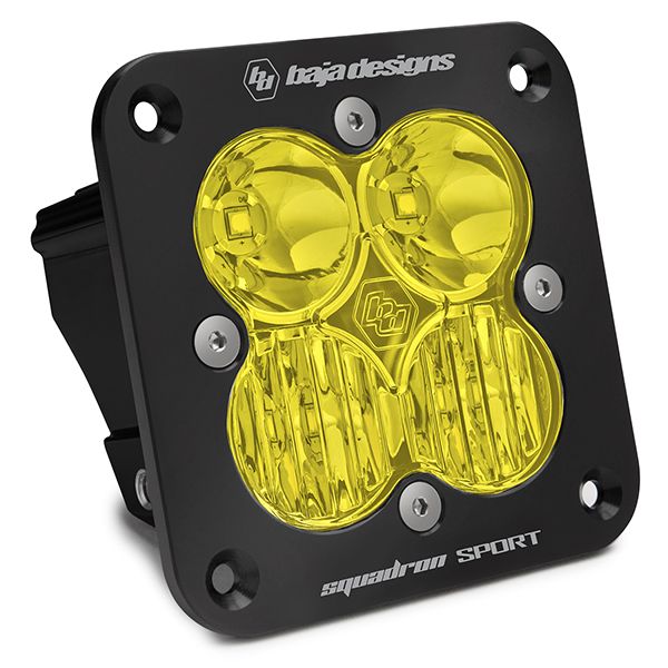 Baja Designs - 551013 - Squadron Sport Black Flush Mount LED Auxiliary Light Pod