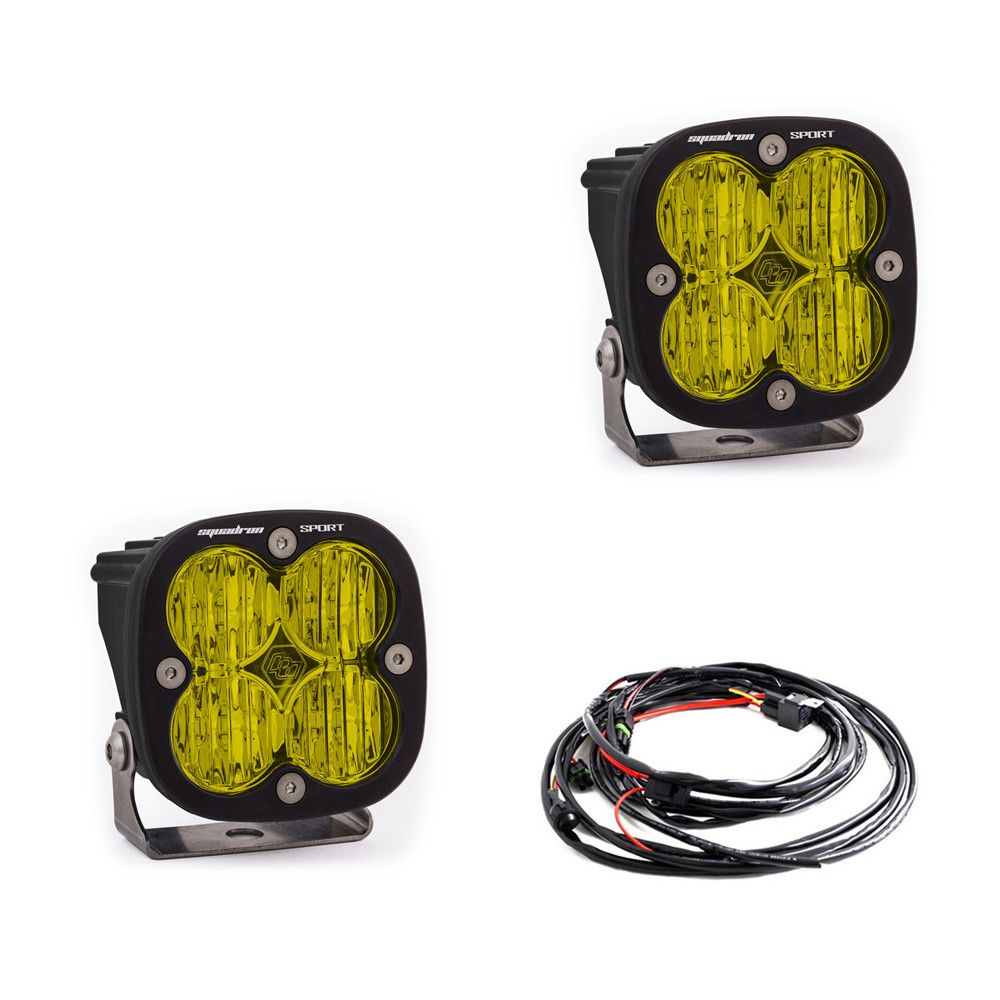 Baja Designs - 557815 - Squadron Sport Black LED Auxiliary Light Pod Pair