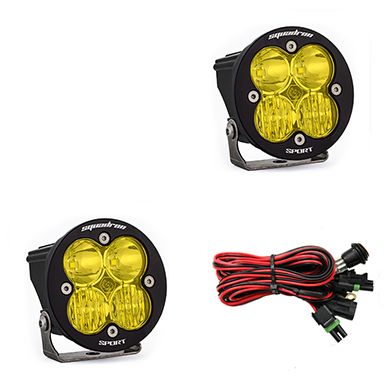 Baja Designs - 587813 - Squadron-R Sport Black LED Auxiliary Light Pod Pair