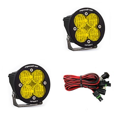 Baja Designs - 587815 - Squadron-R Sport Black LED Auxiliary Light Pod Pair