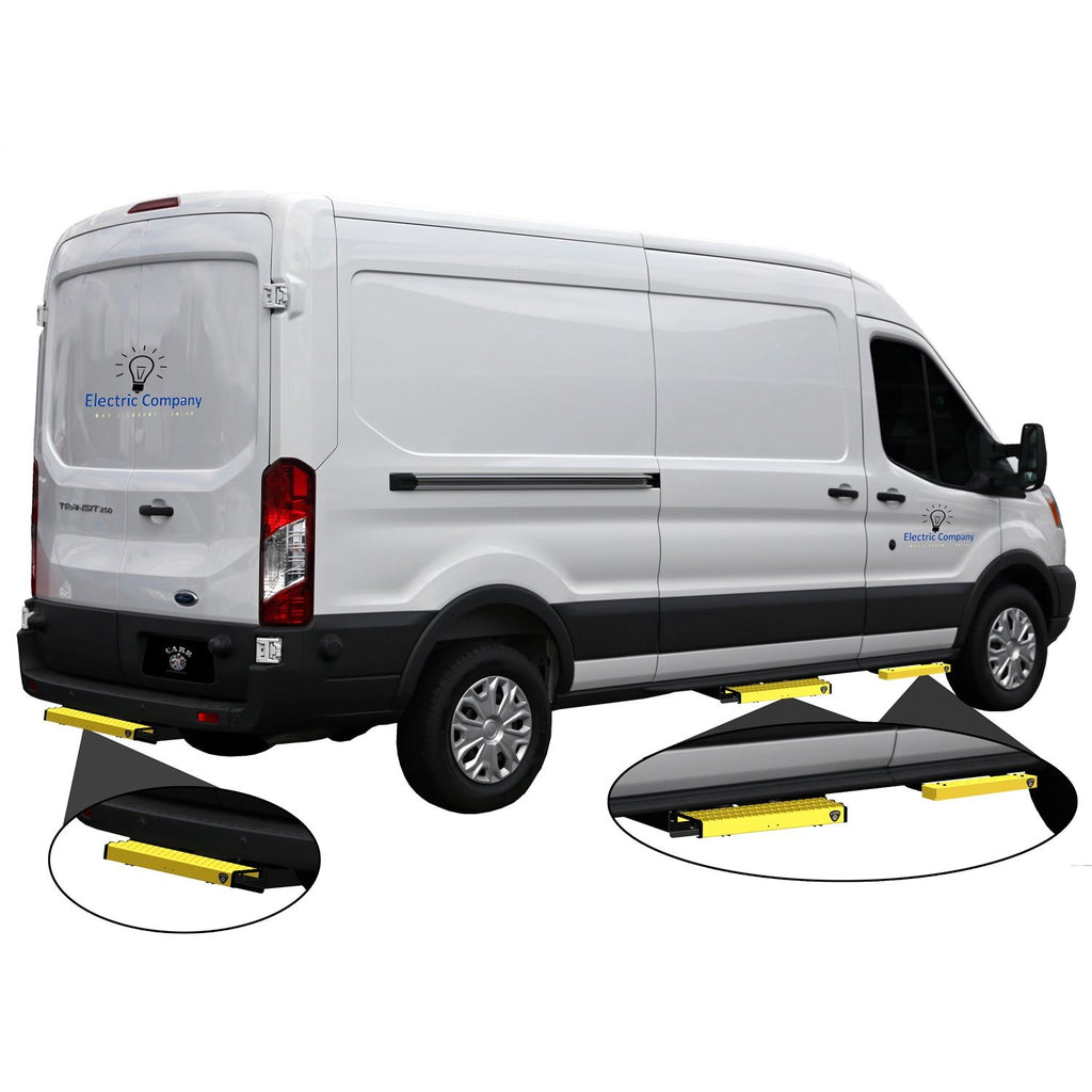 CARR  - 451007-1 - Factory Step; Van Assist/Side Step; XP7 Safety Yellow Powder Coat; Single