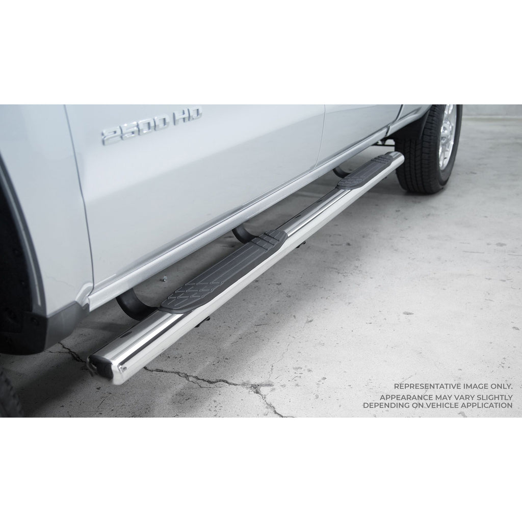 Big Country Truck Accessories 104201806 - 4 Fusion Series Side Bars With Mounting Bracket Kit - Polished Stainless Steel