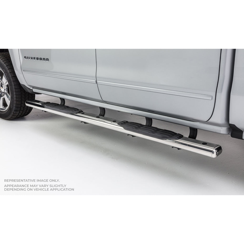 Big Country Truck Accessories 105203876 - 5 Fusion Series Side Bars With Mounting Bracket Kit - Polished Stainless Steel