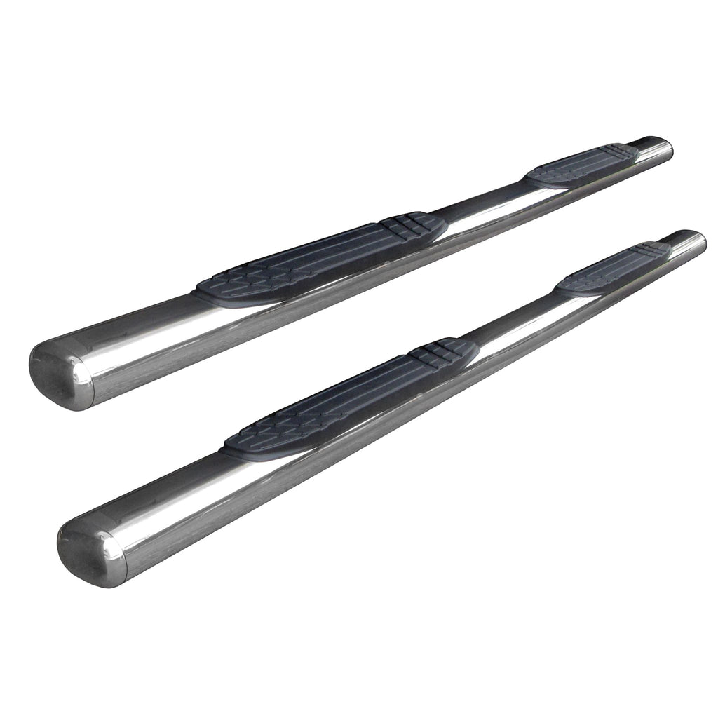 Big Country Truck Accessories 104876 - 4 Fusion Series Side Bars - BARS ONLY - Polished Stainless Steel