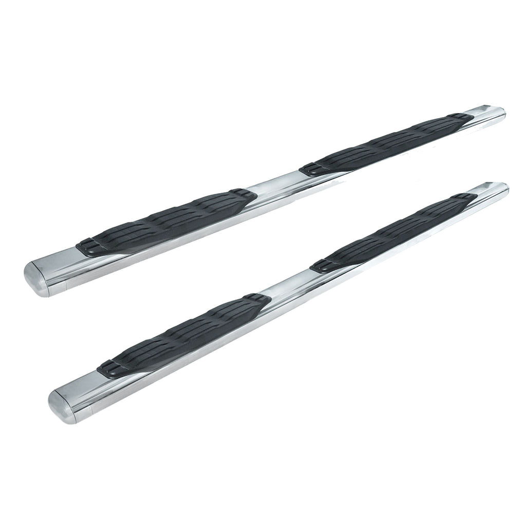 Big Country Truck Accessories 105876 - 5 Fusion Series Side Bars - BARS ONLY - Polished Stainless Steel