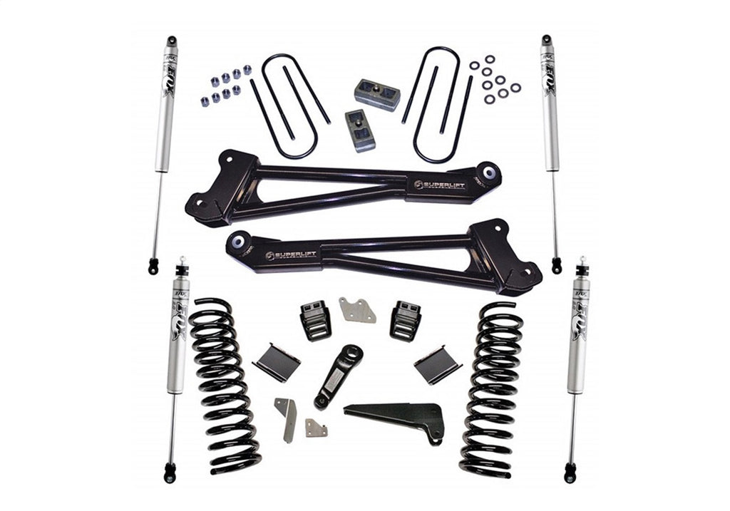 Superlift 4in. Lift Kit w/FOX Shocks-13-18 Ram 3500 4WD Diesel w/Radius Arms K144F