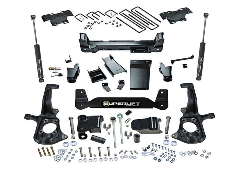 Superlift 6in. Lift Kit-11-19 Silverado/Sierra 2500HD/3500HD 4WD-Knuckle Kit w/SL Shocks K150