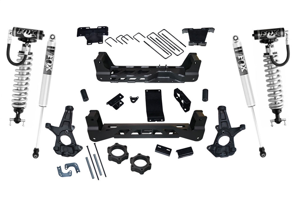 Superlift 6.5in. Lift Kit w/FOXCoilovers/RrShks-14-18 (19Clsc)GM1500 4WD w/Al or SS CtrlAr K161FX