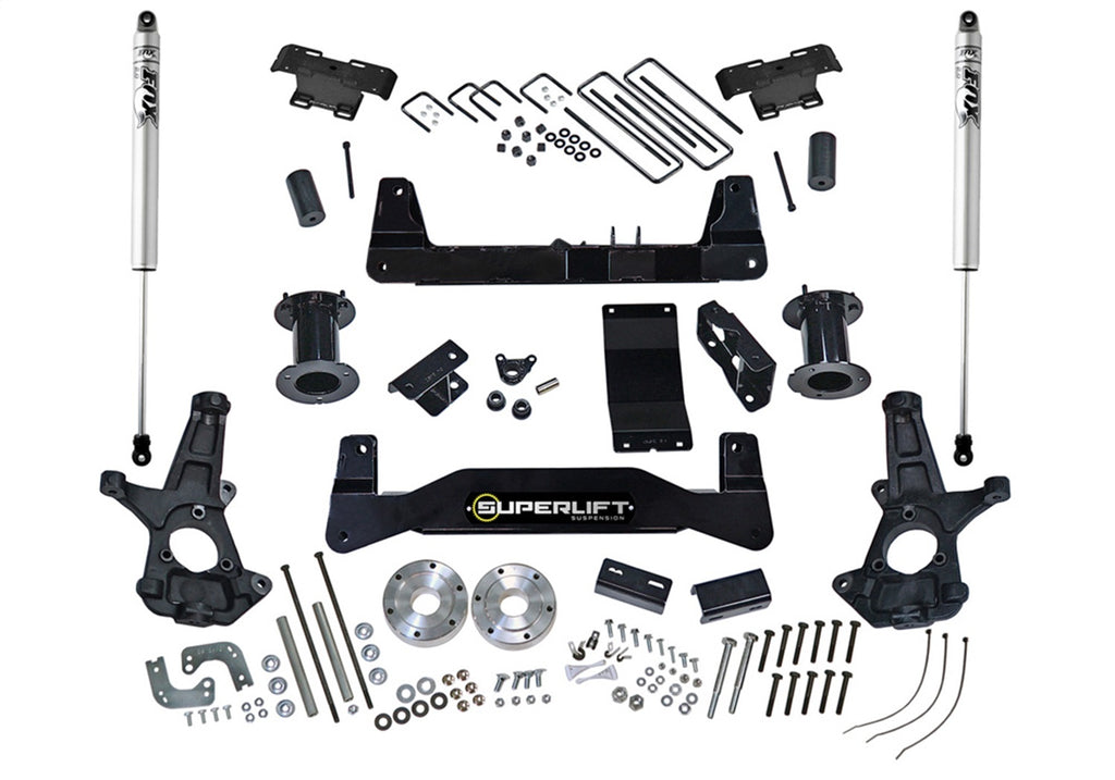 Superlift 6.5in. Lift Kit w/FOX Shocks-14-18 (19 Old Body) GM1500 4WD w/Al or SS CtrlArms K161F