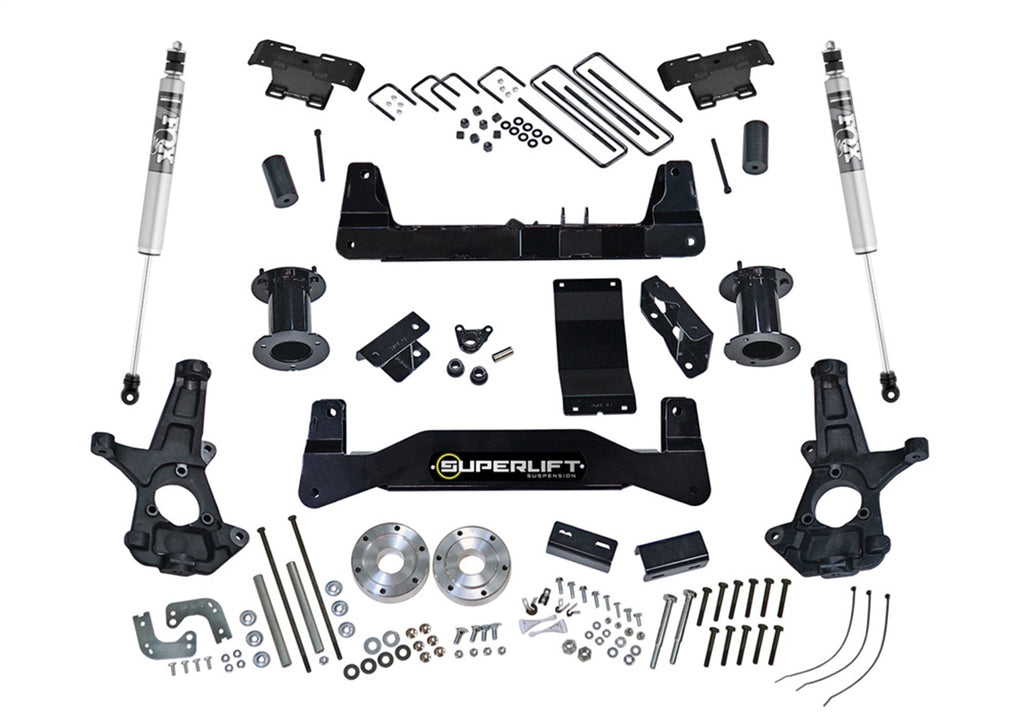 Superlift 6.5in. Lift Kit w/FOX Shocks-07-13 Silv/Sierra 1500 4WD K162F