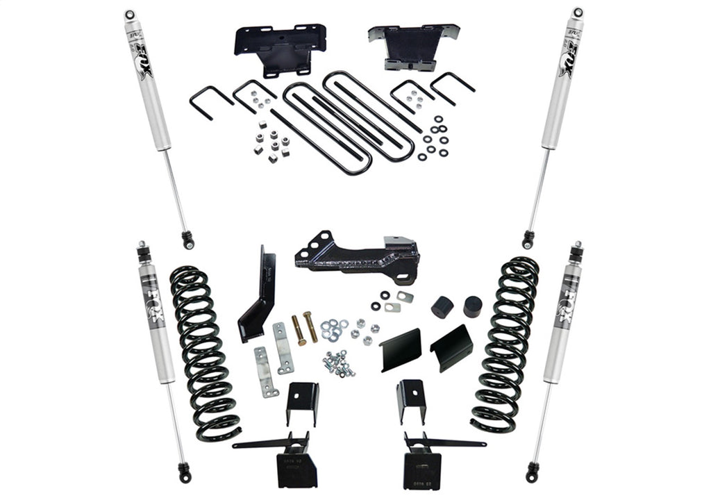 Superlift 4in. Lift Kit w/FOX Shocks-17-22 F250/350 4WD Diesel w/Radius Arms K165F