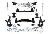 Superlift 6.5in. Lift Kit w/FOX Shocks-07-16 Silv/Sierra 1500 2WD w/Cast Steel CntrlArms K180F