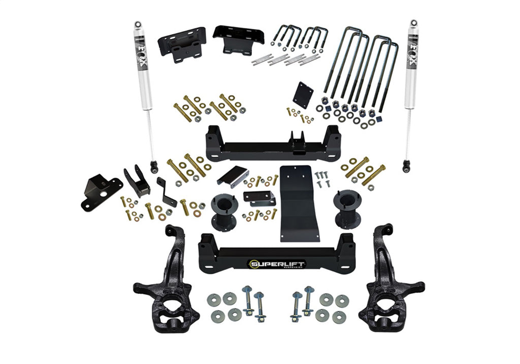 Superlift 6in. Lift Kit w/FOX Shocks-19(NewBody)-22 Silv/Sierra 1500 4WD(non-Trlboss/AT4) K182F