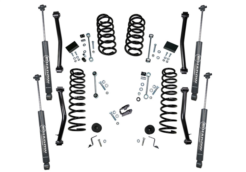 Superlift 4in. LIFT KIT-18-20 JP JL WRGLR-4 DR W/SHADOW SERIES SHOCKS K189