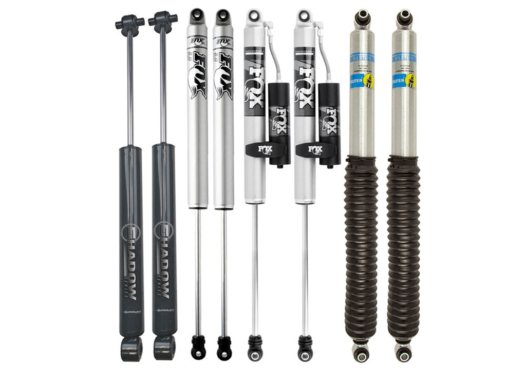 Superlift 4in. Rock Runner Series Lift Kit-07-18 Wrangler JK-4-door-w/Shadow Shocks K201