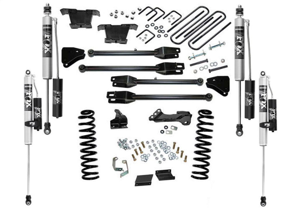 Superlift 4in. Lift Kit w/FOX 2.0 Reservoir Shocks-11-16 F250/350 4WD Dsl w/4-Link Arms K236FX