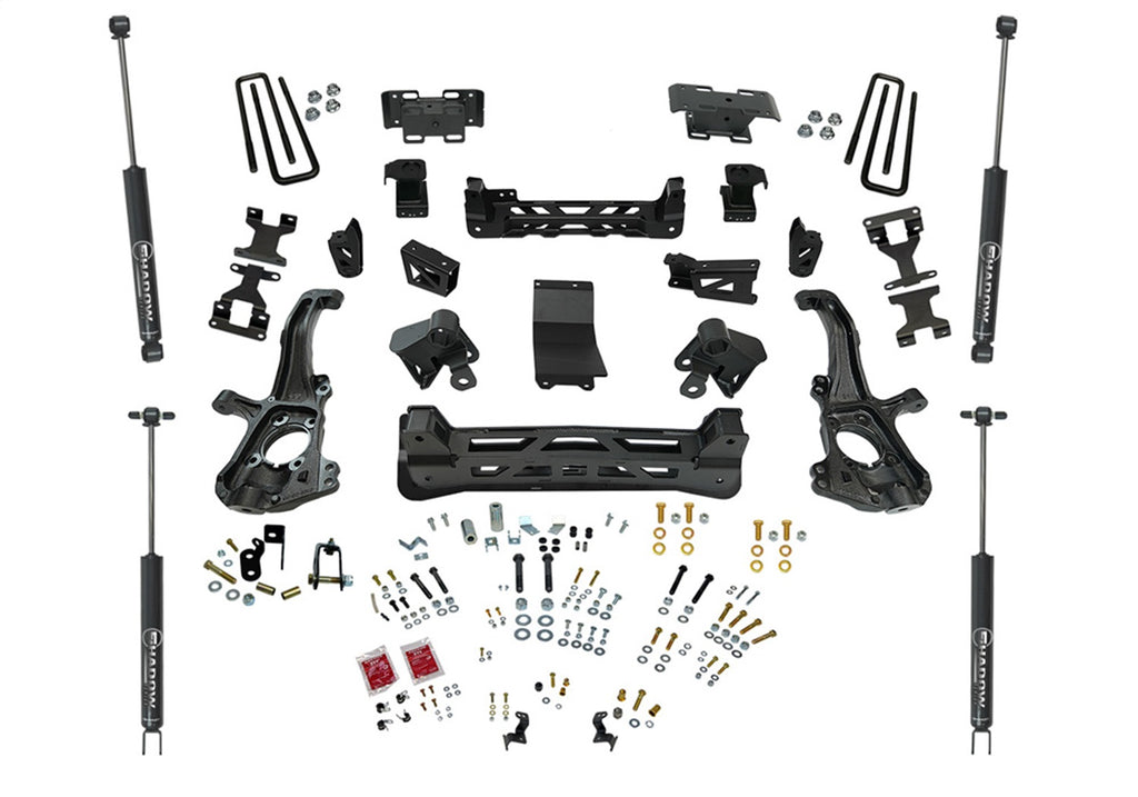 Superlift 6in. Lift Kit-20-22 Silv/Sierra 2500/3500HD 4WD-Knuckle Kit w/Shadow Shocks K255S