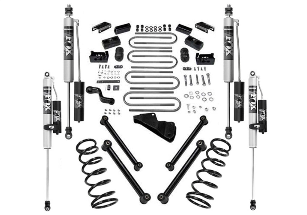 Superlift 5in. Lift Kit w/FOX 2.0 Reservoir Shocks-00-02 Ram 2500/3500 4WD Diesel K336FX