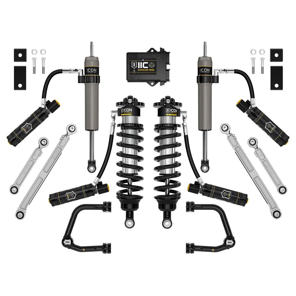 ICON 22-23 Toyota Tundra 2-3.25 Lift Stage 4 3.0 Suspension System, Tubular