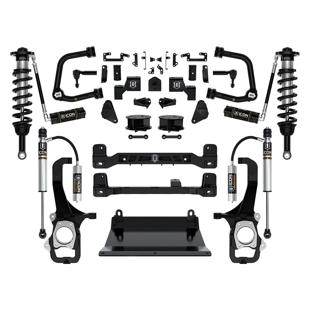 ICON 2022-2023 Toyota Tundra, 6 Lift Stage 3 Suspension System with Tubular Upper Control Arms